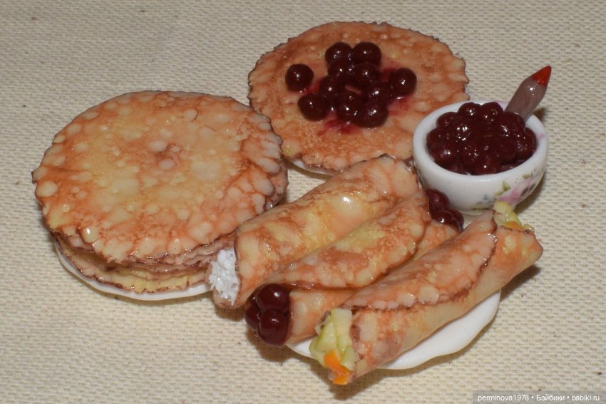 Печём блины. Игровой набор миниатюры для Барби | Бэйбики Печём блины. Игровой набор миниатюры для Барби