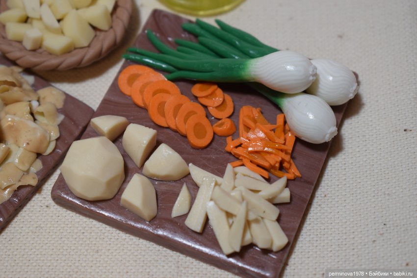 Супчик с фрикадельками — Кукольная миниатюра своими руками: еда (фото 2)