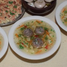 Супчик с фрикадельками