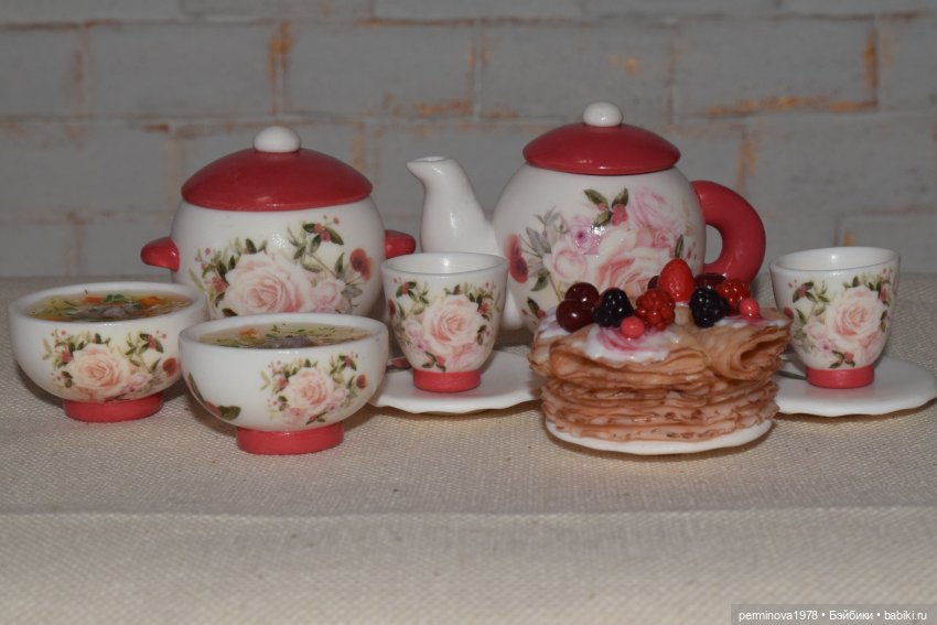 Чайные сервизы для кукол. Часть вторая | Бэйбики Чайные сервизы для кукол. Часть вторая (фото 4)