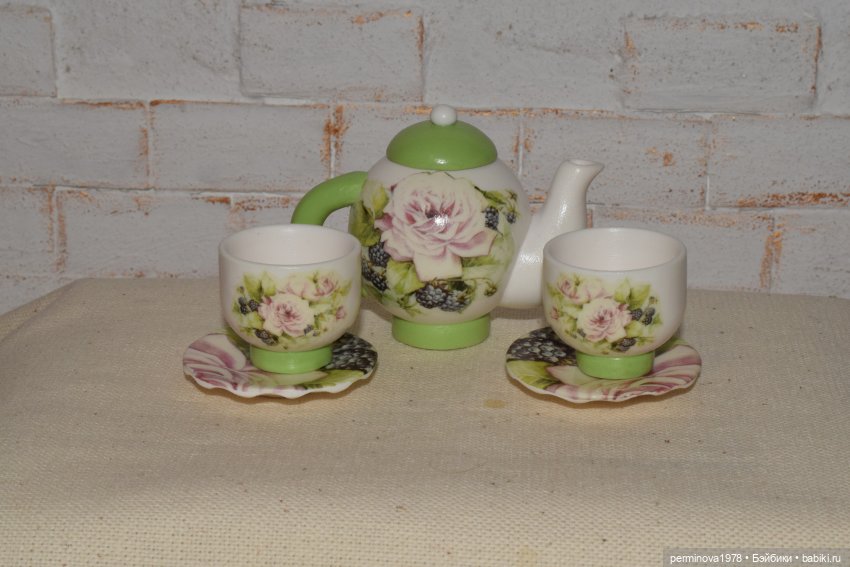 Чайные сервизы для кукол. Часть вторая | Бэйбики Чайные сервизы для кукол. Часть вторая (фото 5)