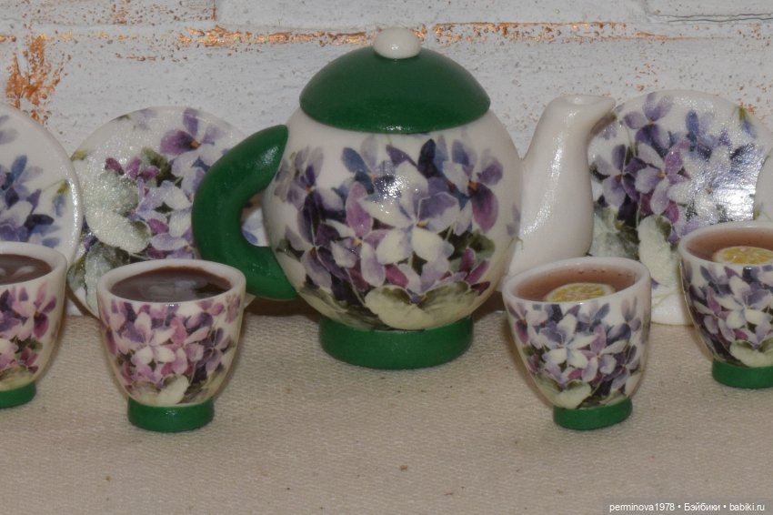 Чайные сервизы для кукол. Часть вторая | Бэйбики Чайные сервизы для кукол. Часть вторая