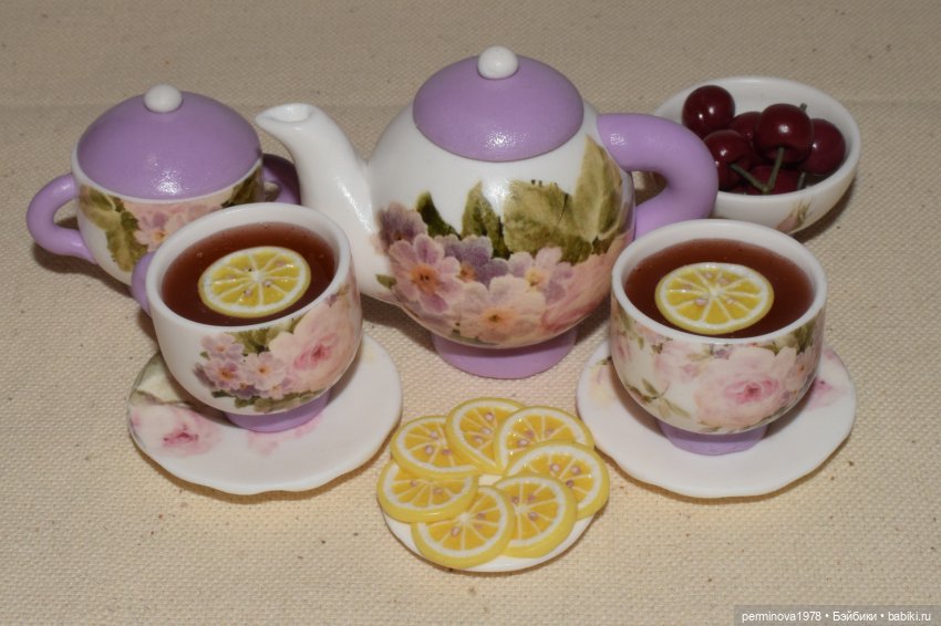 Чайные сервизы для кукол. Часть вторая | Бэйбики Чайные сервизы для кукол. Часть вторая (фото 8)
