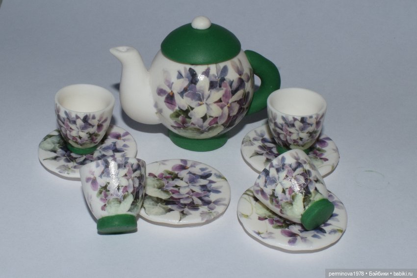 Чайные сервизы для кукол. Часть вторая | Бэйбики Чайные сервизы для кукол. Часть вторая (фото 10)
