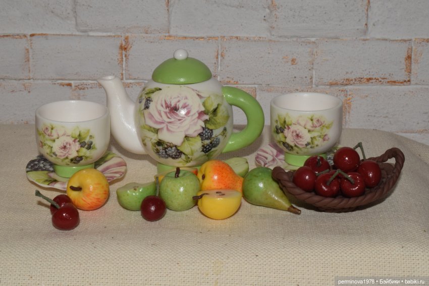 Чайные сервизы для кукол. Часть вторая | Бэйбики Чайные сервизы для кукол. Часть вторая (фото 6)