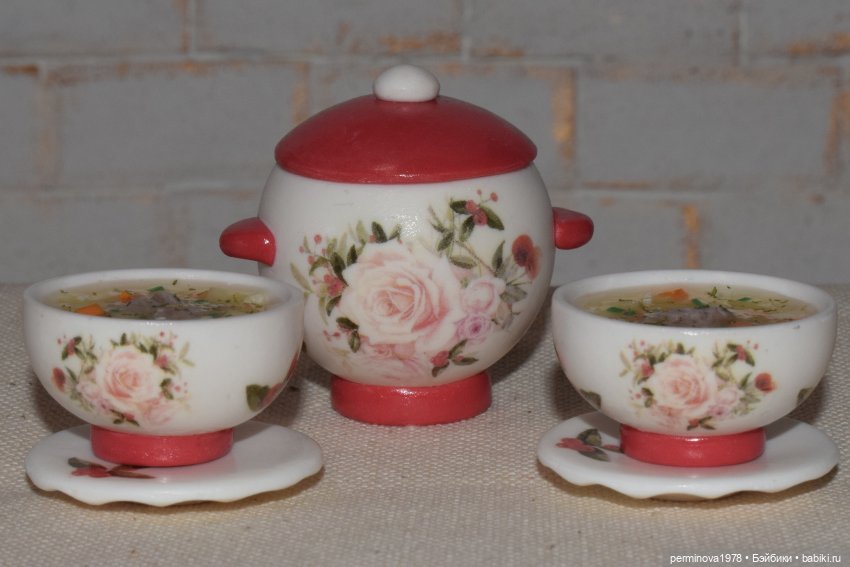 Чайные сервизы для кукол. Часть вторая | Бэйбики Чайные сервизы для кукол. Часть вторая (фото 3)