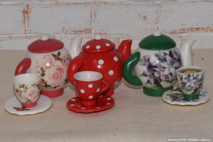 Чайные сервизы для кукол. Часть вторая | Бэйбики Чайные сервизы для кукол. Часть вторая