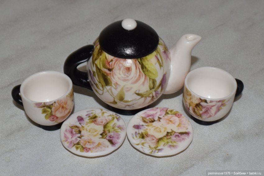 Чёрное и белое — Кукольная миниатюра своими руками: еда (фото 9)