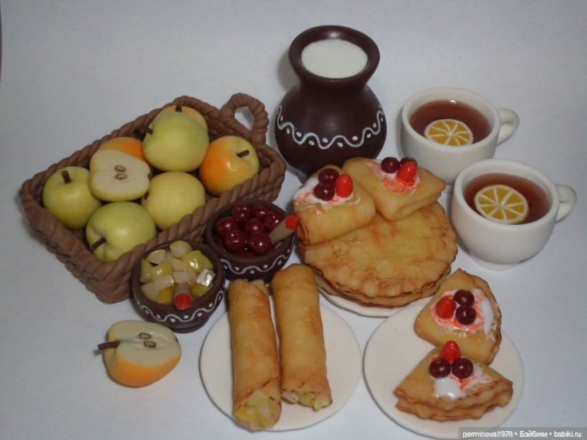 Девять лет на сайте — Кукольная миниатюра своими руками: еда