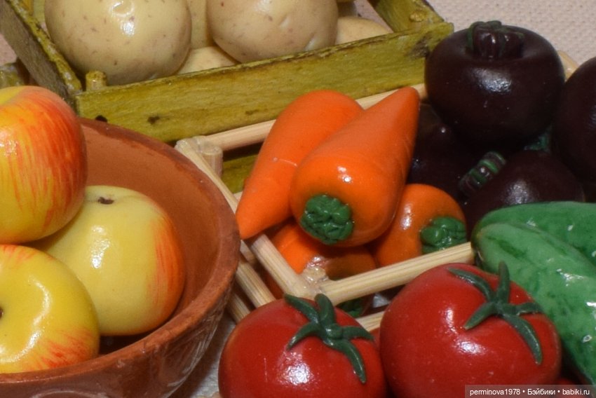 Фрукты, овощи в масштабе 1 к 4 (фото 2)