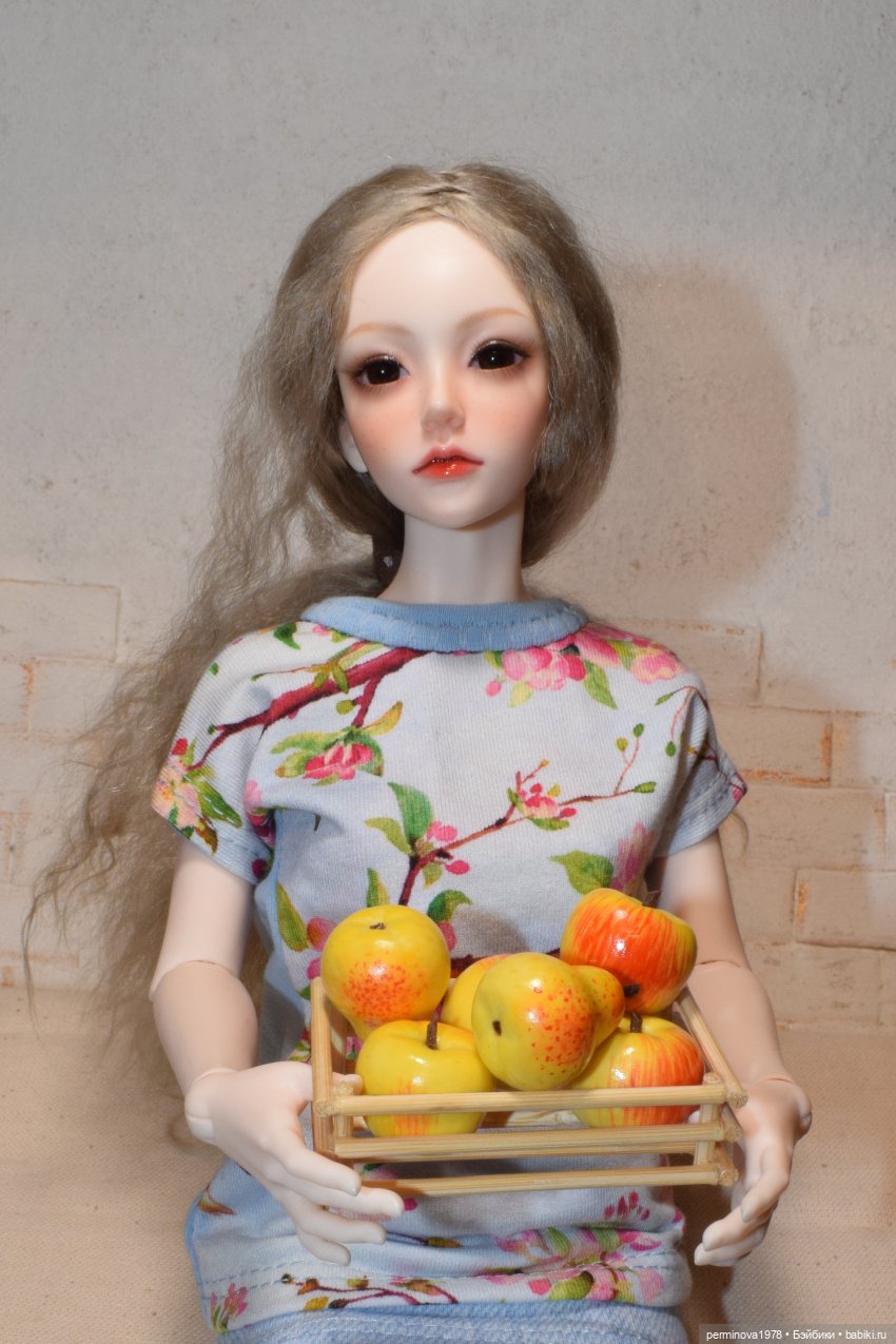 Фрукты, овощи в масштабе 1 к 4