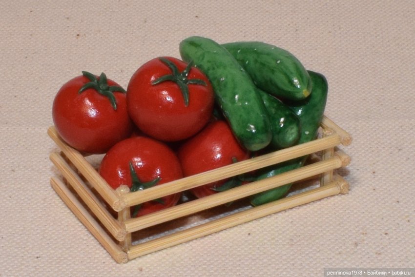 Фрукты, овощи в масштабе 1 к 4 (фото 10)
