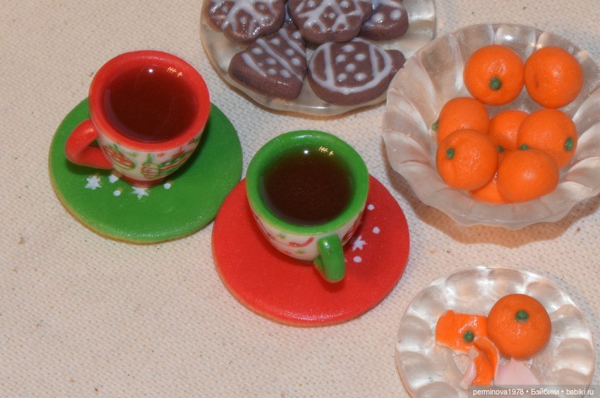 Чайные сервизы и наборы посуды для кукол Часть третья