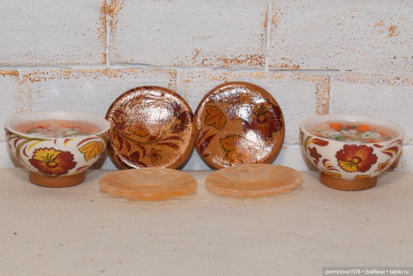 Чайные сервизы и наборы посуды для кукол Часть третья