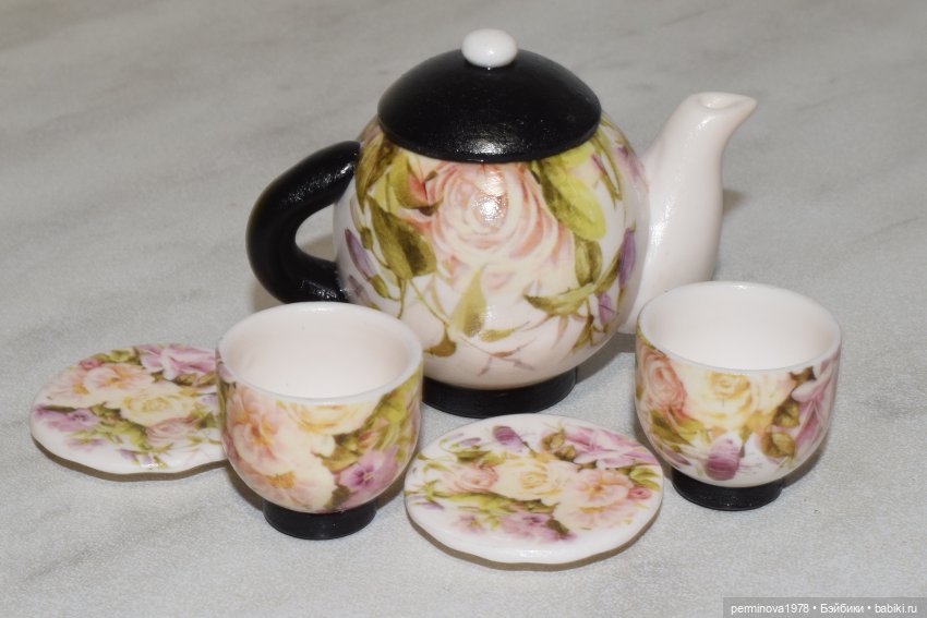 Чайные сервизы и наборы посуды для кукол Часть третья (фото 5)