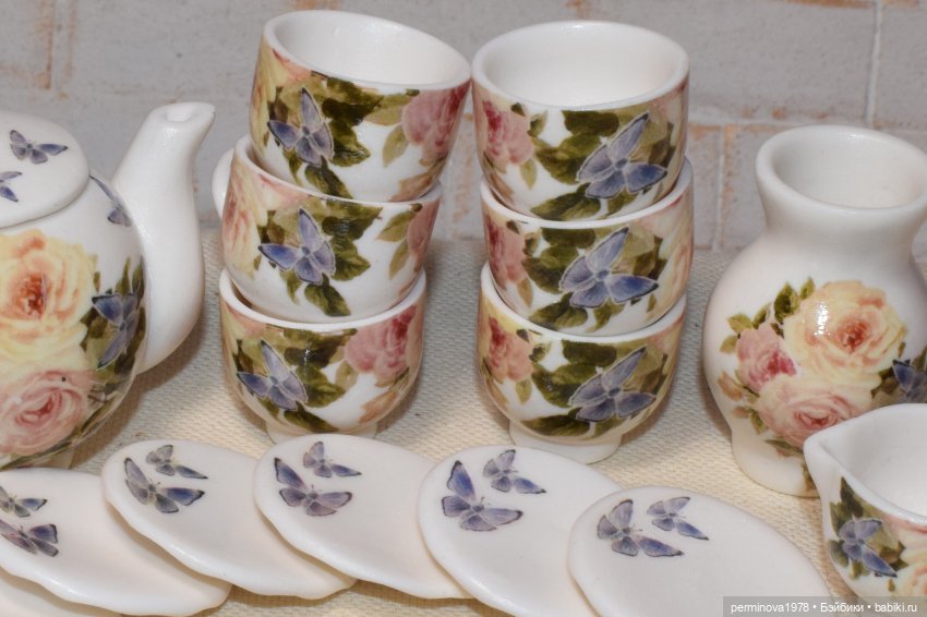 Чайные сервизы и наборы посуды для кукол Часть третья (фото 10)