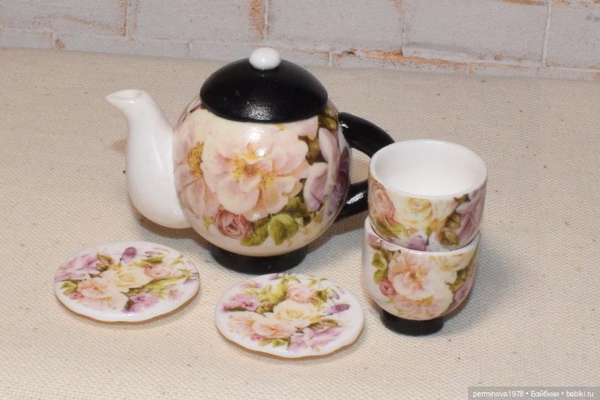 Чайные сервизы и наборы посуды для кукол Часть третья (фото 6)
