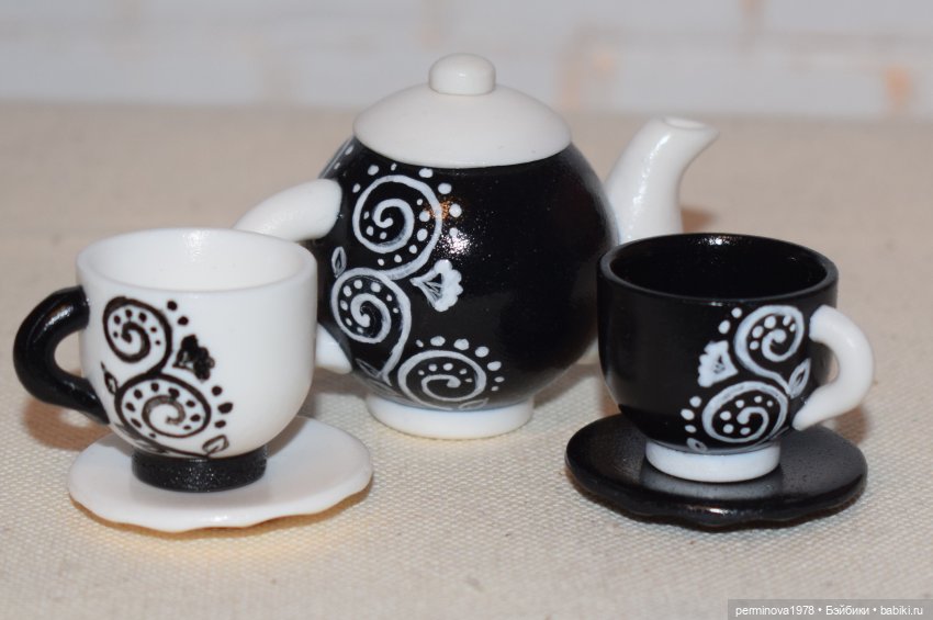 Чайные сервизы и наборы посуды для кукол Часть третья (фото 2)