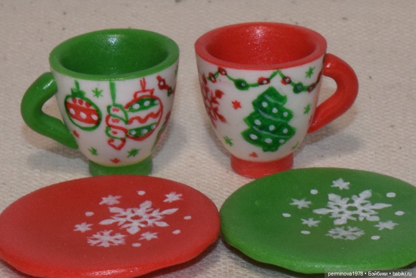 Чайные сервизы и наборы посуды для кукол Часть третья