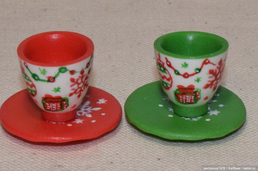 Чайные сервизы и наборы посуды для кукол Часть третья