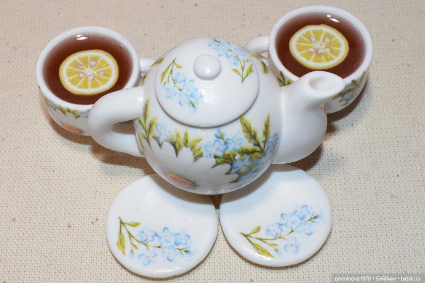 "Ромашки и незабудки" чайный сервиз | Бэйбики "Ромашки и незабудки" чайный сервиз (фото 8)