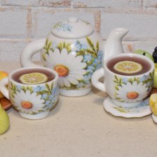 "Ромашки и незабудки" чайный сервиз
