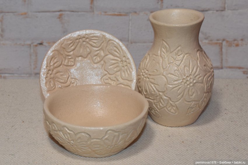 "Нежный цветок" Керамический чайный сервиз (фото 2)