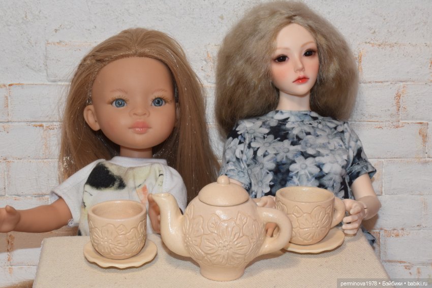 "Нежный цветок" Керамический чайный сервиз (фото 3)