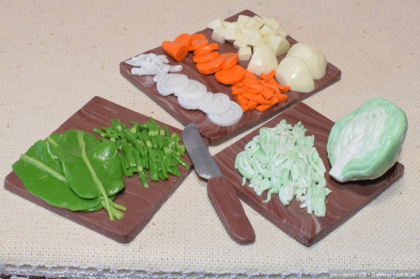 Десять лет на сайте — Кукольная миниатюра своими руками: еда