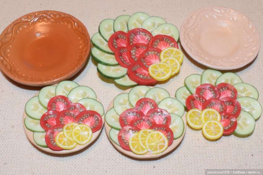 К праздничному столу — Кукольная миниатюра своими руками: еда (фото 3)