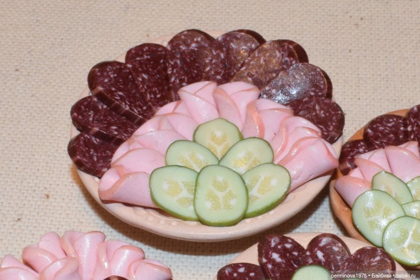 К праздничному столу — Кукольная миниатюра своими руками: еда (фото 9)