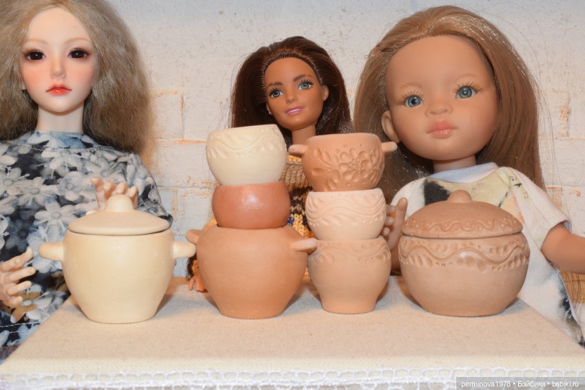 Посуда для кукол — Кукольная миниатюра своими руками: еда