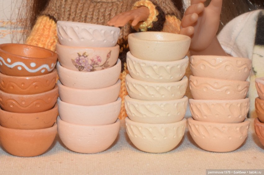 Посуда для кукол — Кукольная миниатюра своими руками: еда (фото 4)