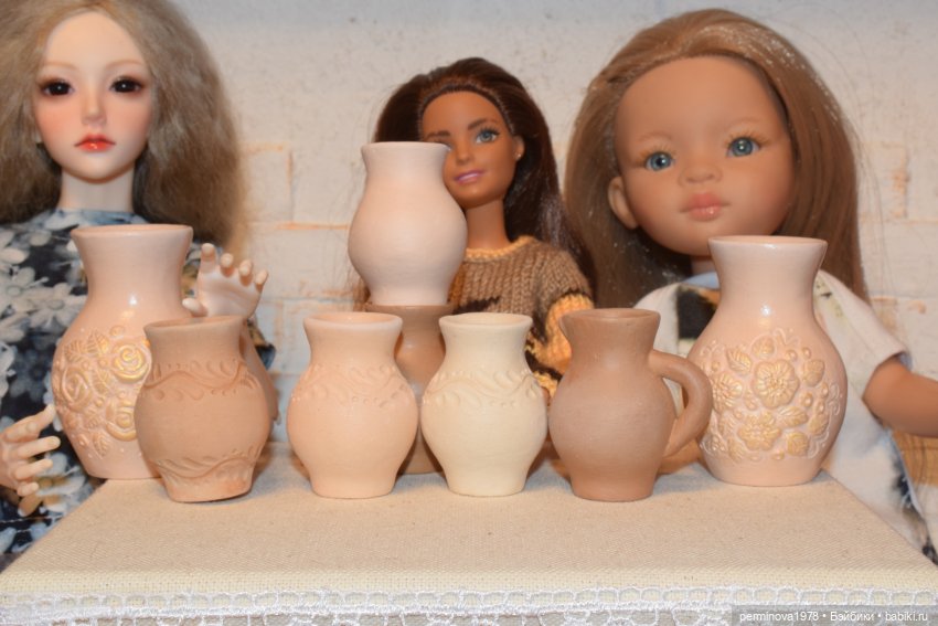 Посуда для кукол — Кукольная миниатюра своими руками: еда