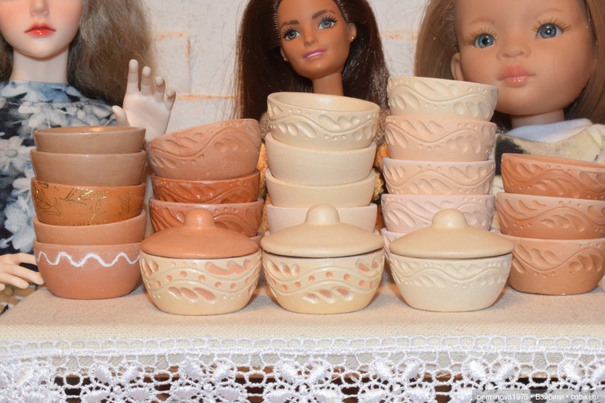 Посуда для кукол — Кукольная миниатюра своими руками: еда