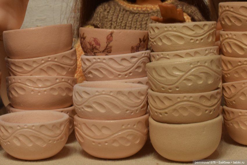 Посуда для кукол — Кукольная миниатюра своими руками: еда (фото 8)