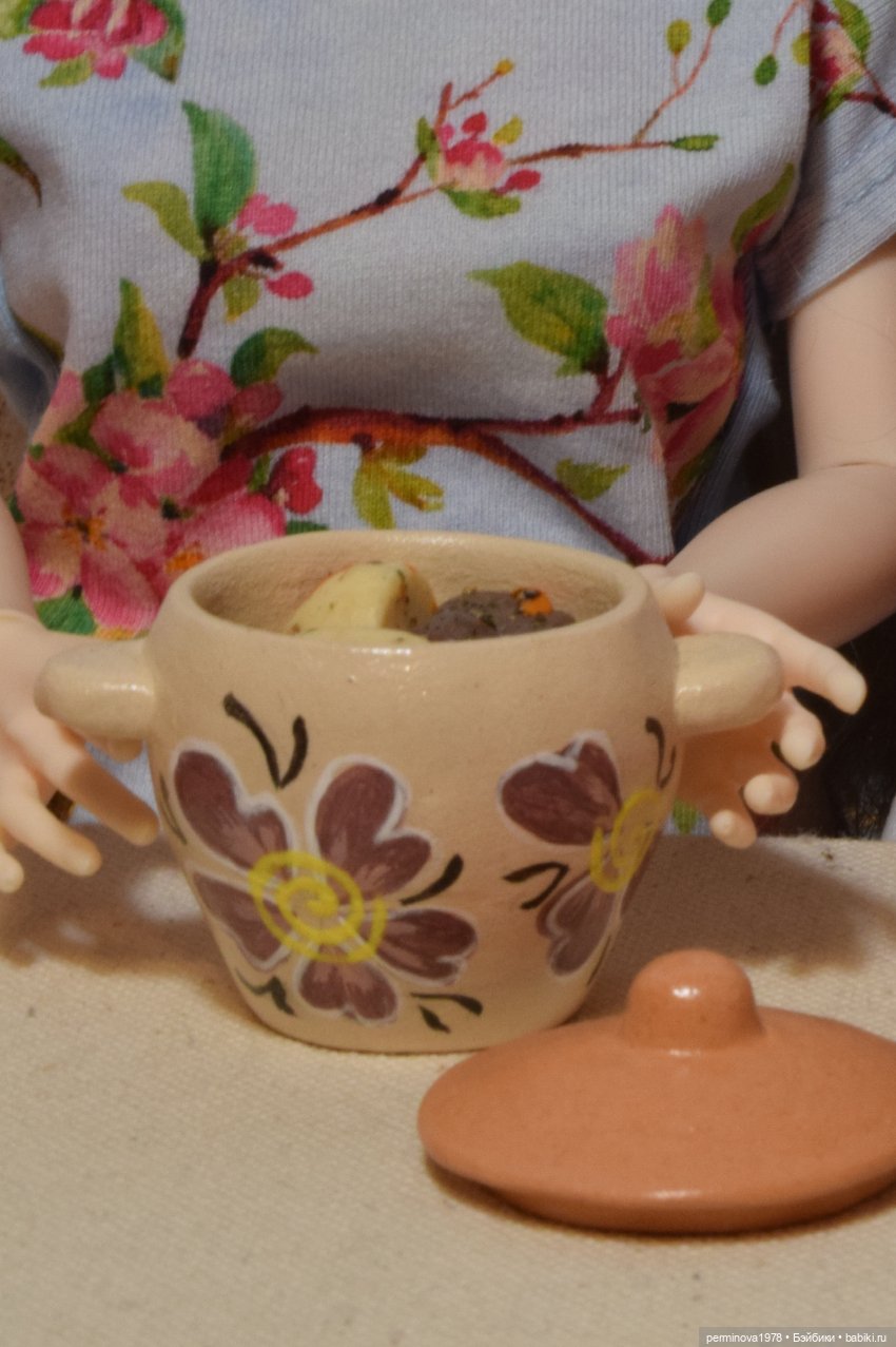 Картошка с мясом в горшочках | Бэйбики Картошка с мясом в горшочках