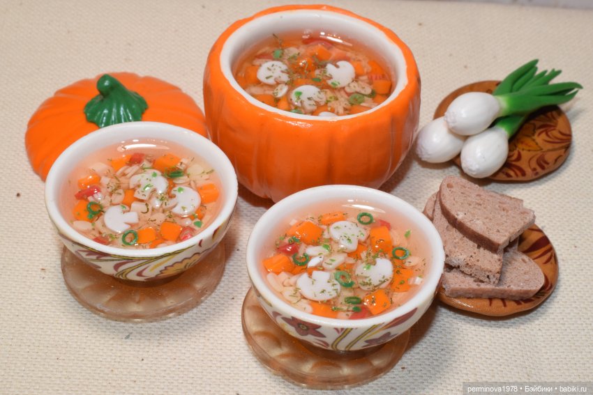 Кукольная миниатюра своими руками: еда