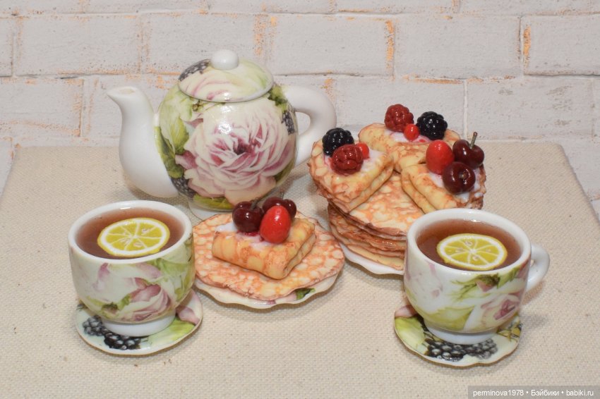 Масленица — Кукольная миниатюра своими руками: еда (фото 4)