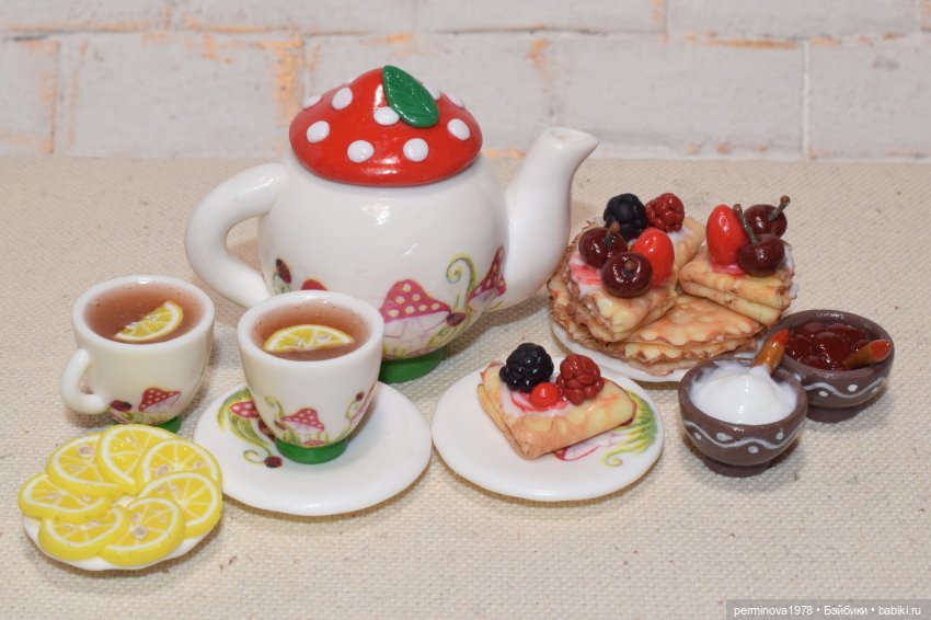 Масленица — Кукольная миниатюра своими руками: еда