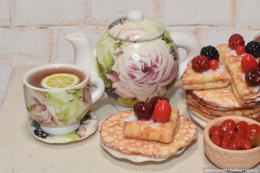 Масленица — Кукольная миниатюра своими руками: еда (фото 6)