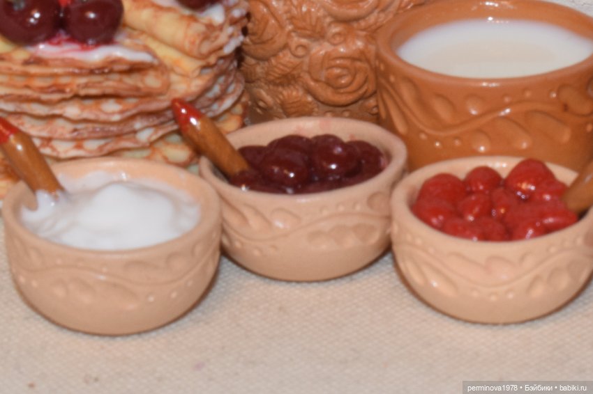 Масленица — Кукольная миниатюра своими руками: еда (фото 10)