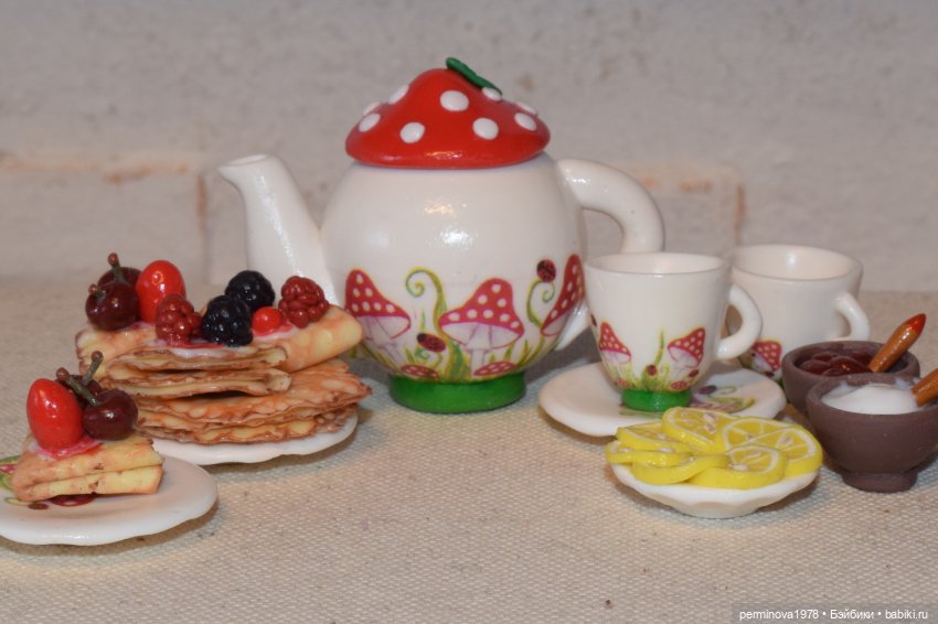 Масленица — Кукольная миниатюра своими руками: еда