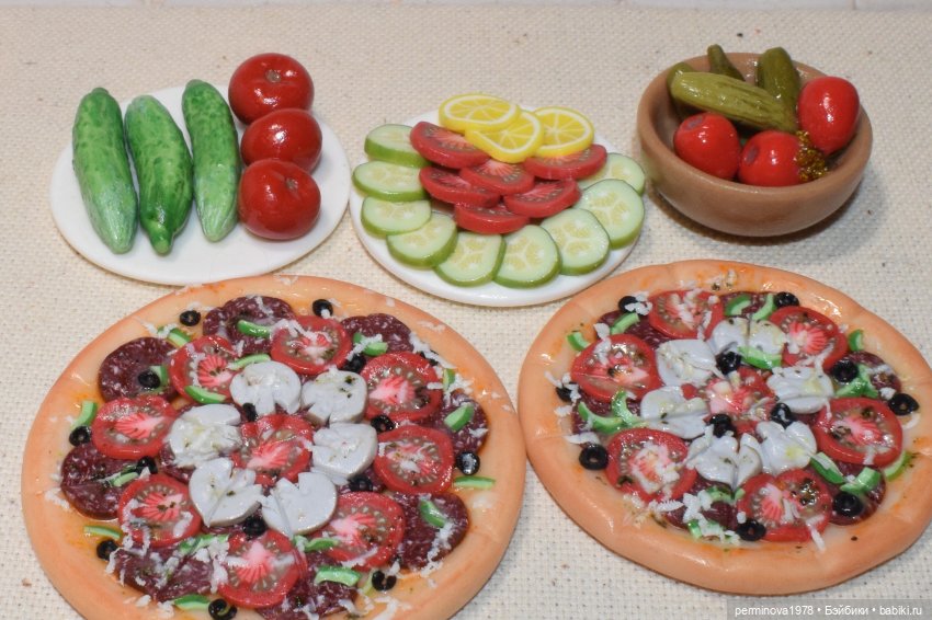 Курочка гриль с овощами — Кукольная миниатюра своими руками: еда