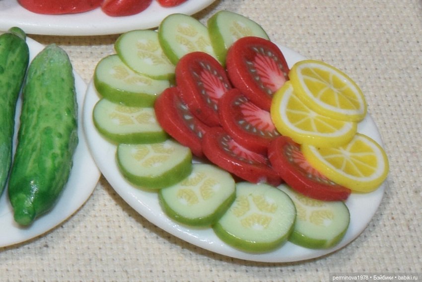 Курочка гриль с овощами — Кукольная миниатюра своими руками: еда (фото 7)