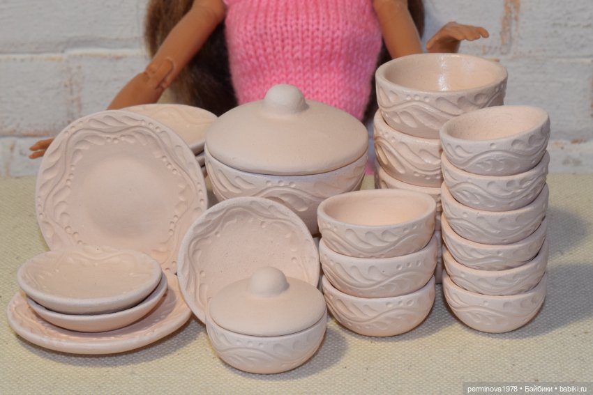 Керамика — Кукольная миниатюра своими руками: еда (фото 3)