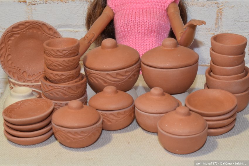 Керамика — Кукольная миниатюра своими руками: еда (фото 2)