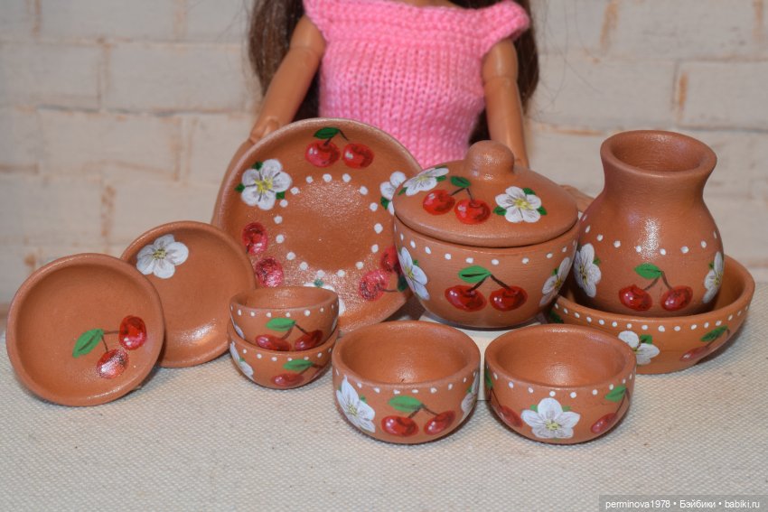 Набор посуды "Спелая вишня" (фото 7)