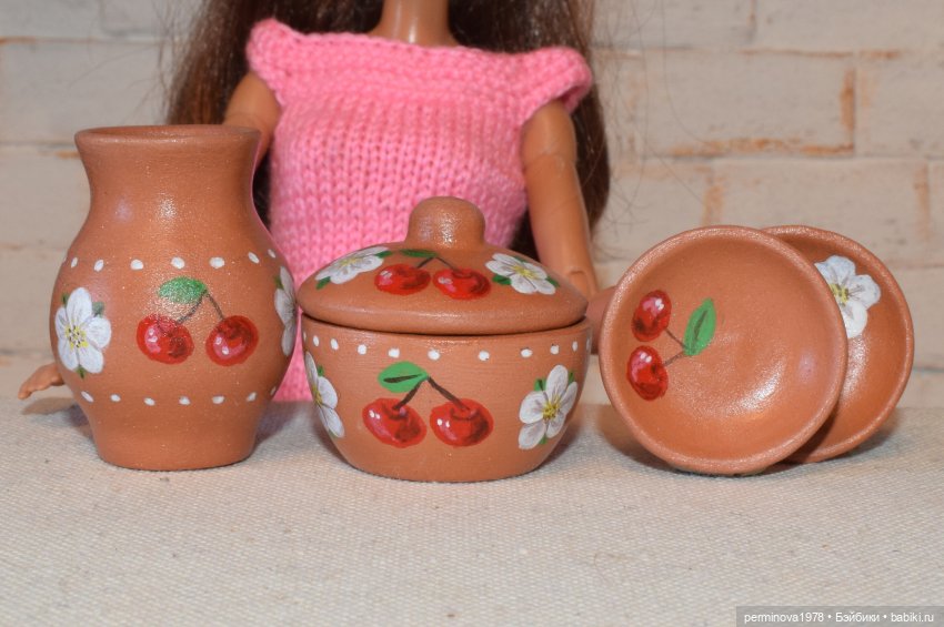 Набор посуды "Спелая вишня" (фото 6)