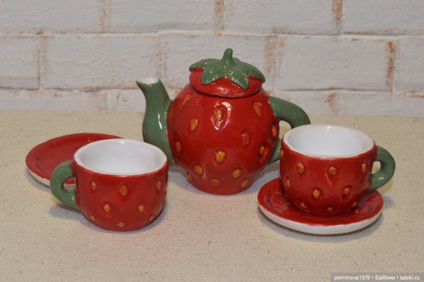 Новая партия посуды. Разгружаю печку (фото 5)